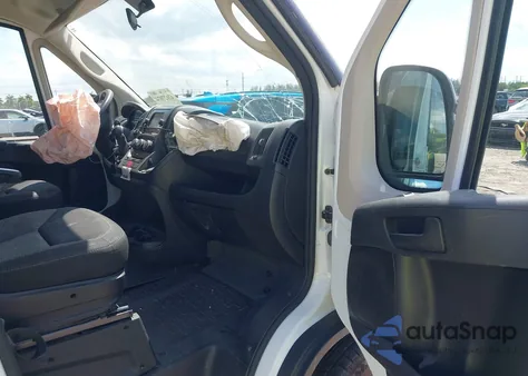 2020 Ram Promaster 1500 High Roof 136 Wb из США, поврежденный, VIN 3C6TRVBG2LE125496